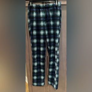 Small Plaid Fleece Sleep Lounge Pants
